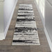 Nourison Delivered in 6 weeks   USA zermatt zero02 ivory charcoal Black, Ivory Living Room  Rug.