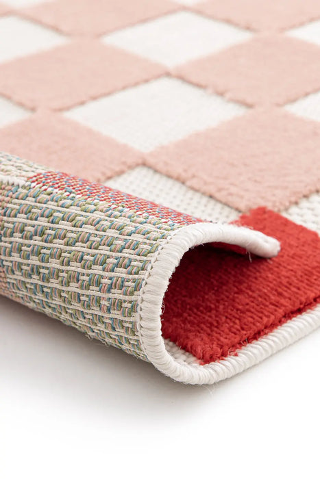 Zouk CHECKER PINK/RED Indoor / Outdoor