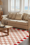 Zouk CHECKER PINK/RED Indoor / Outdoor