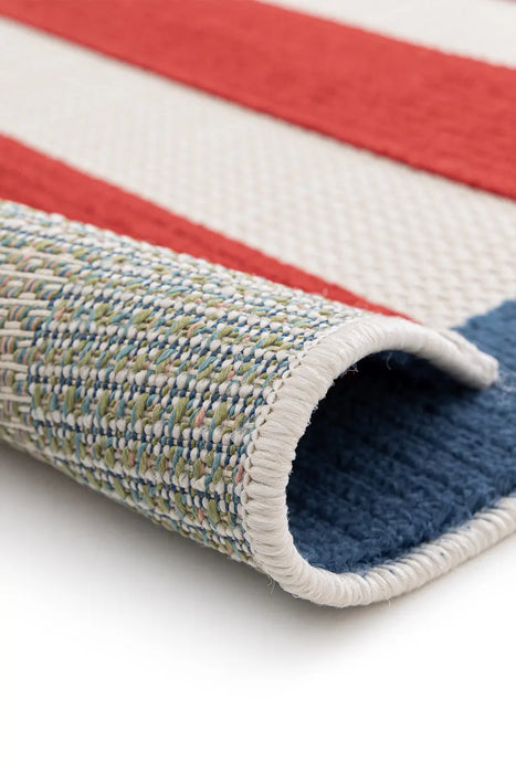 Zouk STRIPE RED/BLUE Indoor / Outdoor