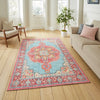 Zahra Washable S0063 Blue/Red