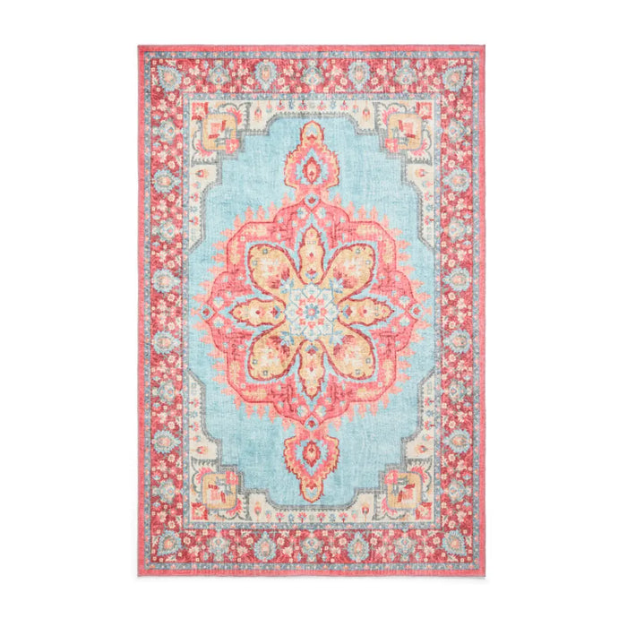 Zahra Washable S0063 Blue/Red