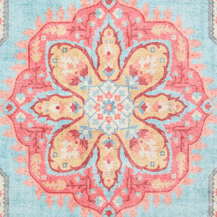 Zahra Washable S0063 Blue/Red
