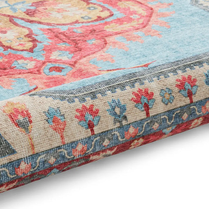 Zahra Washable S0063 Blue/Red