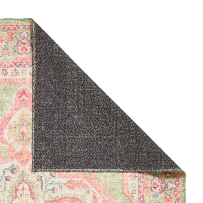 Zahra Washable S0063 Green/Pink