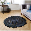 Oriental Weavers zarla black Black Living Room Floral Rug.