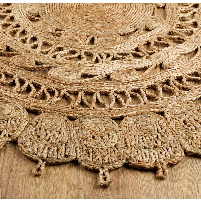 Oriental Weavers zarla natural Brown, Beige Living Room Floral Rug.