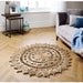 Oriental Weavers zarla natural Brown, Beige Living Room Floral Rug.
