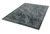 Asiatic zehraya ze03 grey border Grey, Black Living Room  Rug.