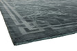 Asiatic zehraya ze03 grey border Grey, Black Living Room  Rug.