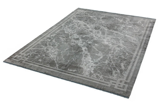 Asiatic zehraya ze04 silver border Grey Living Room  Rug.