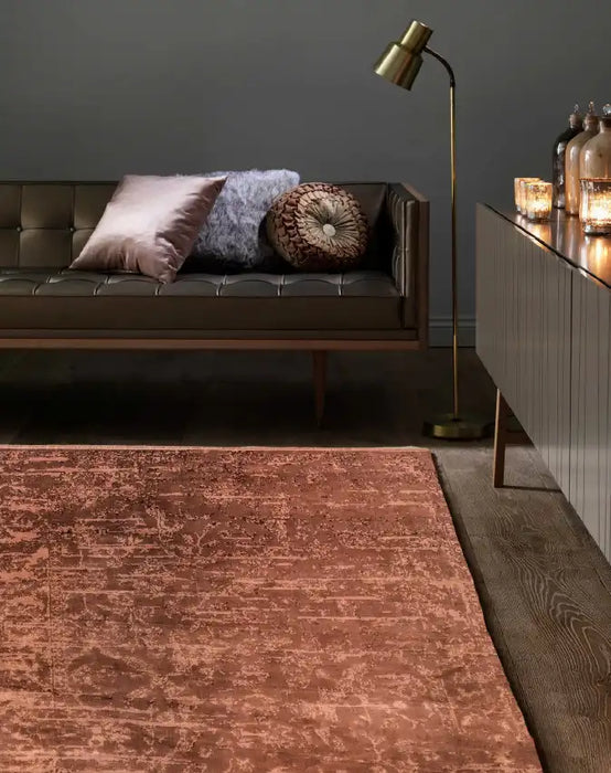 Asiatic zehraya ze05 rust abstract Red Living Room  Rug.