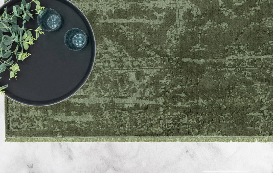 Asiatic zehraya ze06 green abstract Green Living Room  Rug.