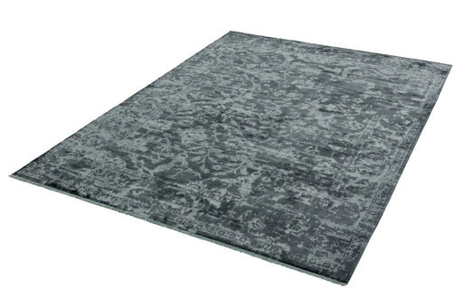 Asiatic zehraya ze07 charcoal abstract Grey, Black Living Room  Rug.