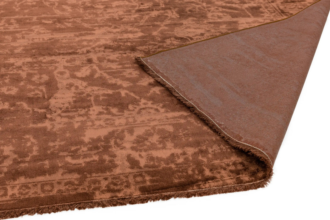 Asiatic zehraya ze05 rust abstract Red Living Room  Rug.