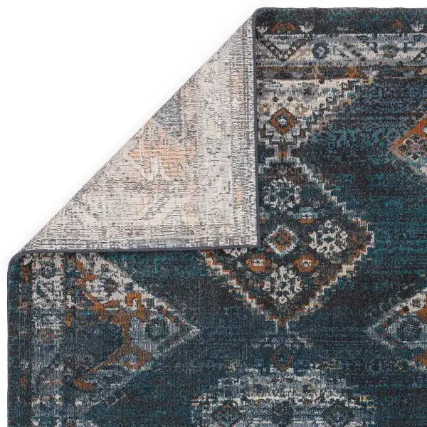 Asiatic zola kian Blue, Teal Living Room Moroccan Rug.