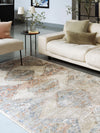 Asiatic zola lisar Beige, Multicoloured Living Room Moroccan Rug.