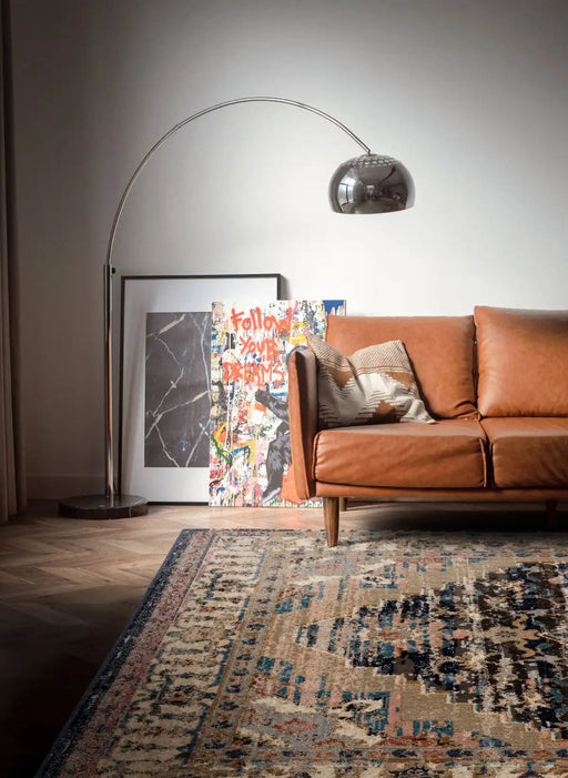 Asiatic zola razan Grey, Black, Multicoloured Living Room Moroccan Rug.