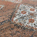 Asiatic zola tark Multicoloured, Orange Living Room Moroccan Rug.