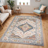 JADE Vintage Traditional Oriental Boho Grey Rug