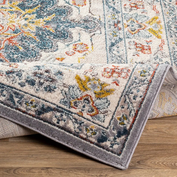 JADE Vintage Traditional Oriental Boho Grey Rug