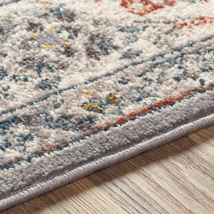 JADE Vintage Traditional Oriental Boho Grey Rug