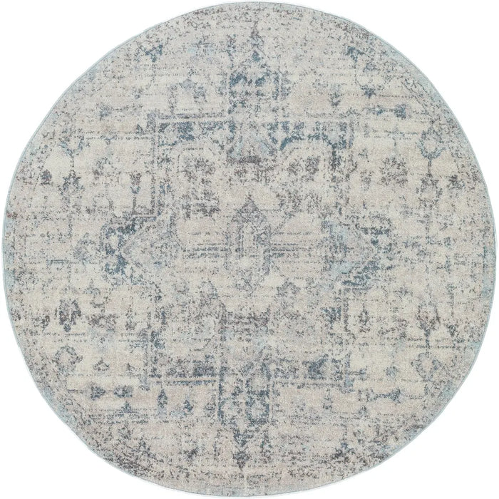 LYA Vintage Traditional Oriental Boho Ivory Rug Grey Rug — RugsDirect ...