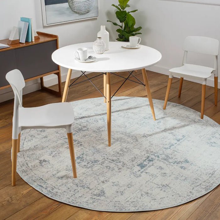 LYA Vintage Traditional Oriental Boho Ivory Rug