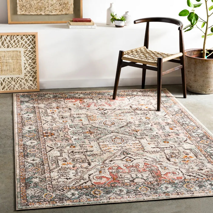DIA Vintage Traditional Oriental Boho Brick Rug