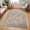 AMIRA Vintage Traditional Oriental Boho Burnt Orange Rug