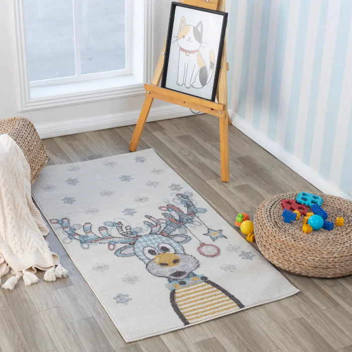 DINGO Kids Modern Multicolour/Blue/Bedroom Rug Multicolour