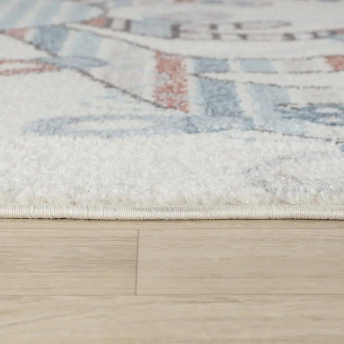 DINGO Kids Modern Multicolour/Blue/Bedroom Rug Multicolour