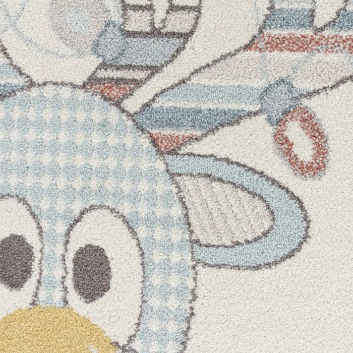 DINGO Kids Modern Multicolour/Blue/Bedroom Rug Multicolour