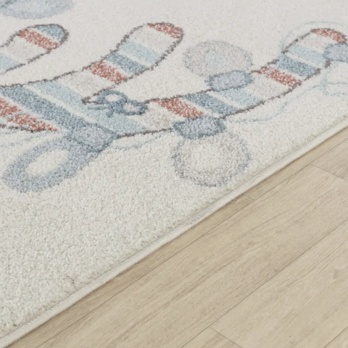 DINGO Kids Modern Multicolour/Blue/Bedroom Rug Multicolour