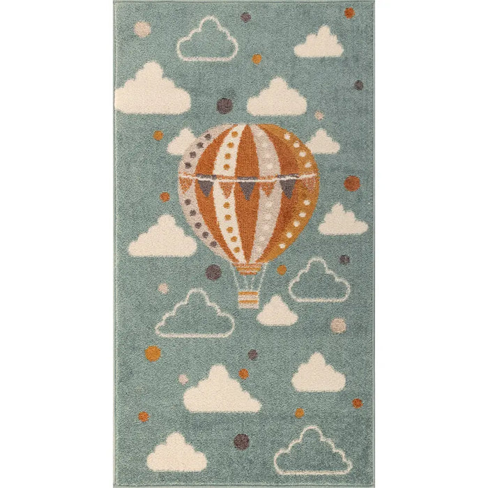 MONTY Kids Modern Multicolour/Blue Bedroom Rug Multicolour