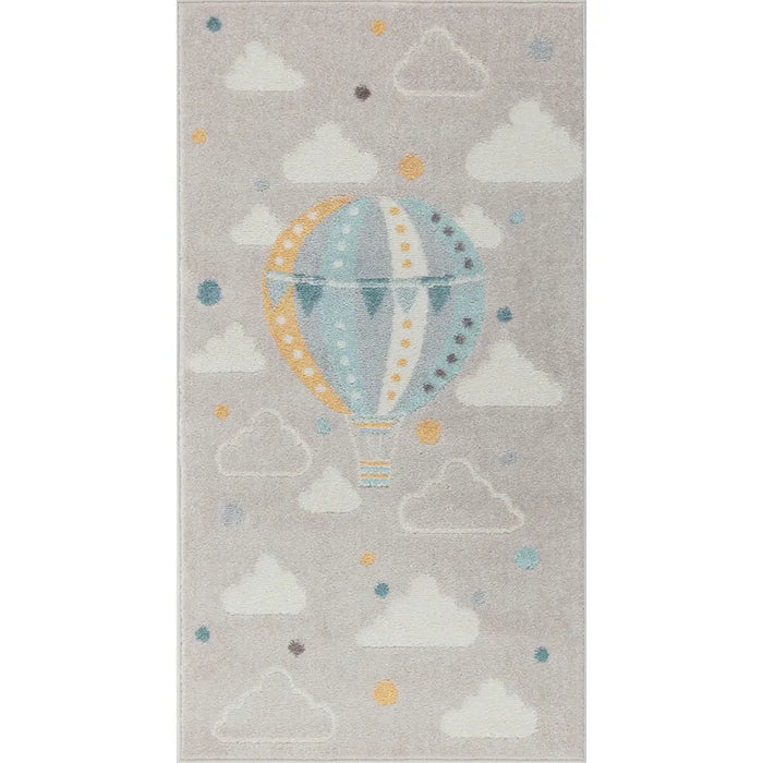 MONTY Kids Modern Multicolour/Grey Bedroom Rug Multicolour