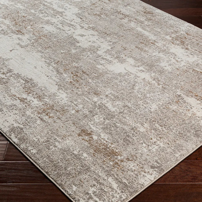 Allegro-Abstract  Blue Bleige Grey Modern Marble Living Dining Rug ALG2304