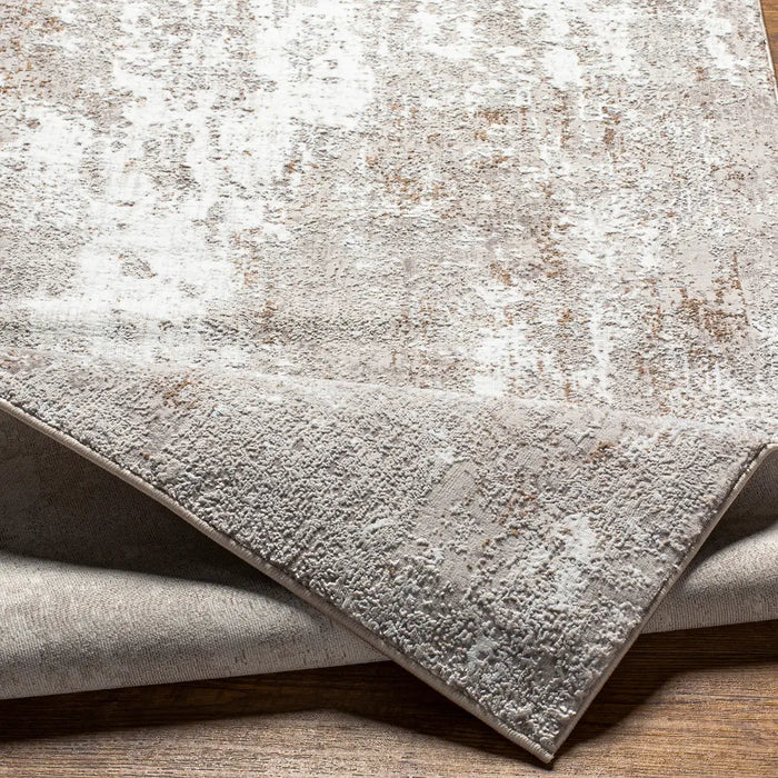 Allegro-Abstract  Blue Bleige Grey Modern Marble Living Dining Rug ALG2304