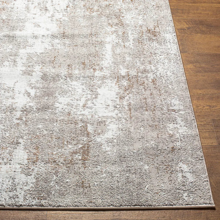 Allegro-Abstract  Blue Bleige Grey Modern Marble Living Dining Rug ALG2304