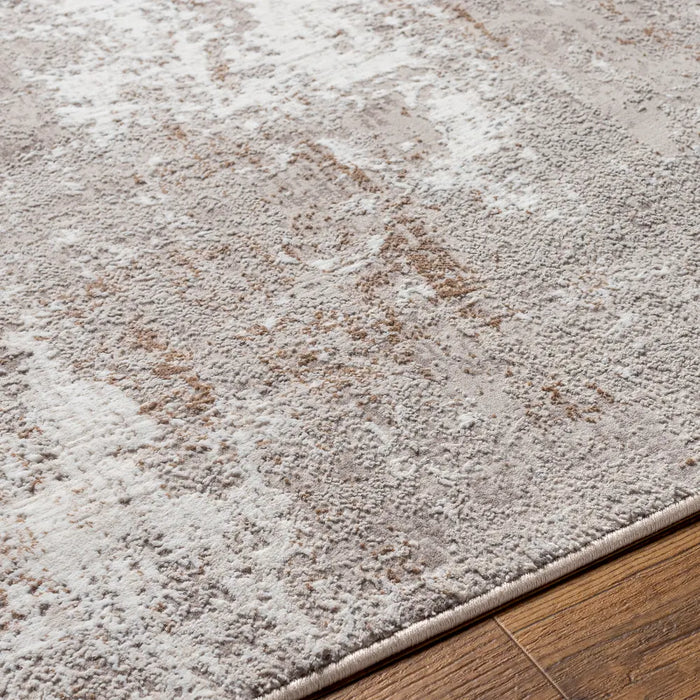 Allegro-Abstract  Blue Bleige Grey Modern Marble Living Dining Rug ALG2304