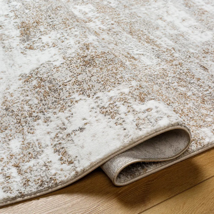 Allegro-Abstract  Beige Grey Modern Marble Living Dining Bedroom Rug ALG2313