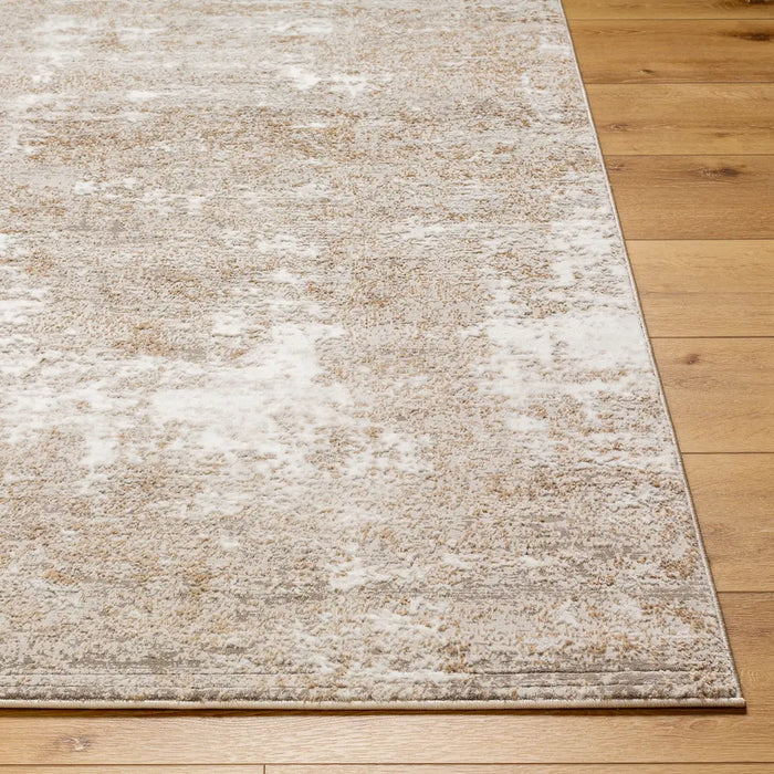 Allegro-Abstract  Beige Grey Modern Marble Living Dining Bedroom Rug ALG2313