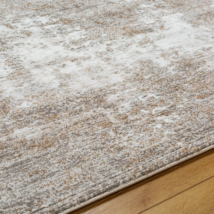 Allegro-Abstract  Beige Grey Modern Marble Living Dining Bedroom Rug ALG2313