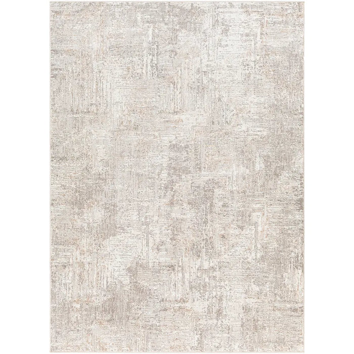 Allegro-Abstract  Beige Grey Modern Marble Living Dining Bedroom Rug ALG2320