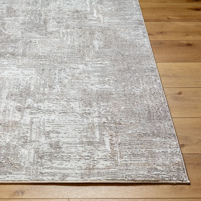 Allegro-Abstract  Beige Grey Modern Marble Living Dining Bedroom Rug ALG2320