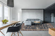 Mastercraft alhambra 6549a dark blue Blue Living Room  Rug.