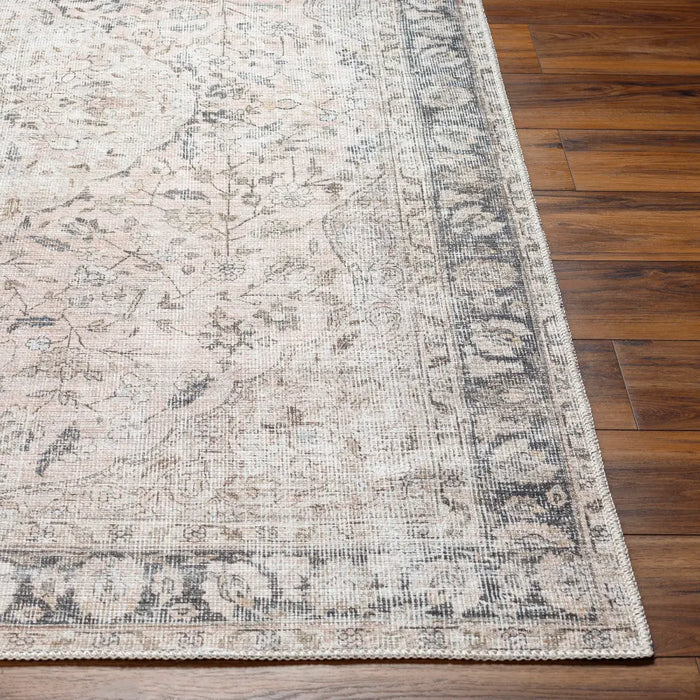INDIGO Machine Washable Traditionnal Boho Blush Rug