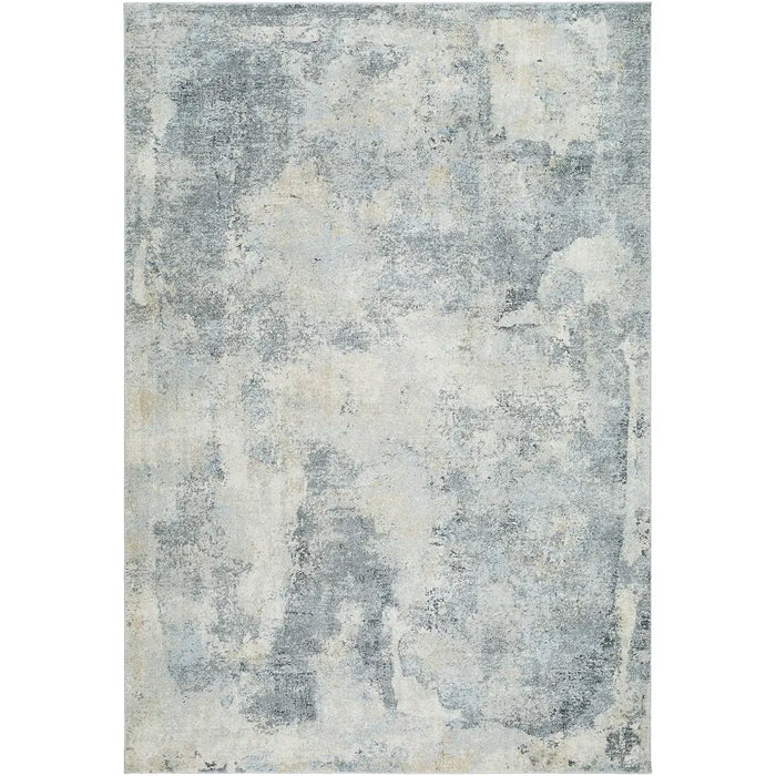 Avellino Abstract Blue Grey Beige Modern Marble High Pile Living Dining Bedroom AVL2311 Rug