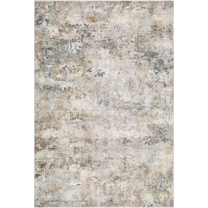 Avellino Abstract Blue Grey Beige Modern Marble High Pile Living Dining Bedroom AVL2323 Rug