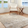Avellino Abstract Blue Grey Beige Modern Marble High Pile Living Dining Bedroom AVL2323 Rug
